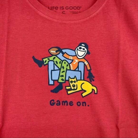 -Life Is Good Jake and Rocket Game On Mens T-Shirt NWT - Picture 3 of 9
